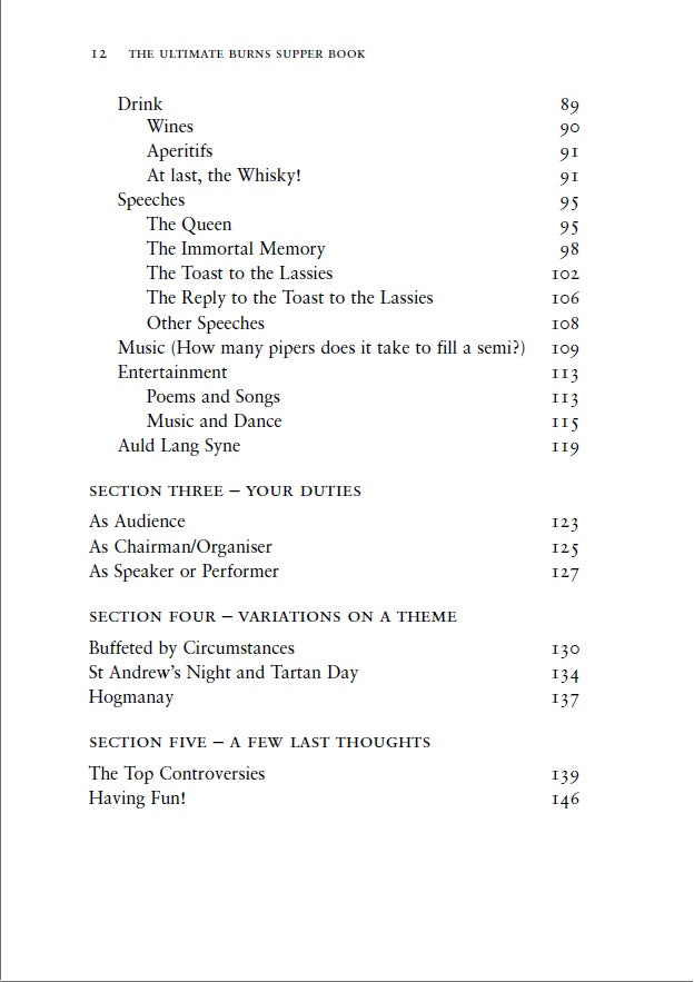 The Ultimate Burns Supper Book