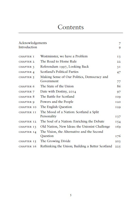 Scotland The Growing Divide