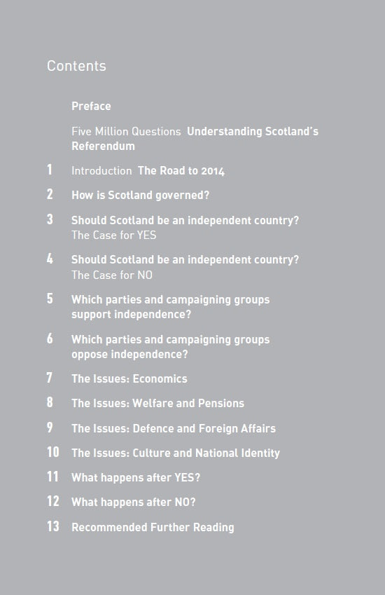 Scotland’s Referendum