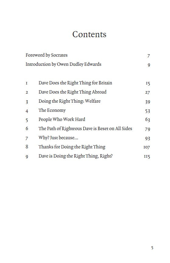 Dave Does the Right Thing