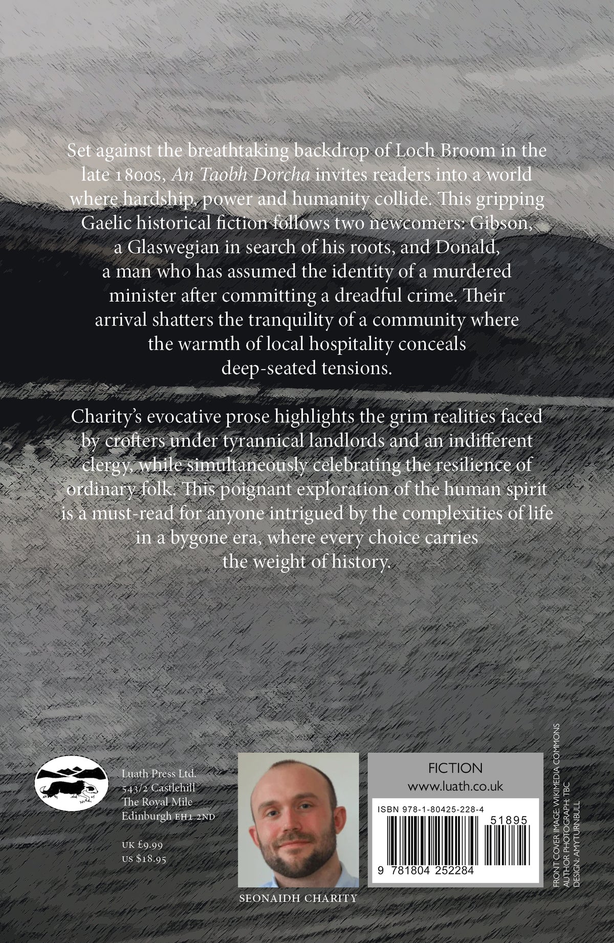 an taobh dorcha by seonaidh charity draft back cover