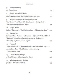 contents page from skirly crag by helen percy