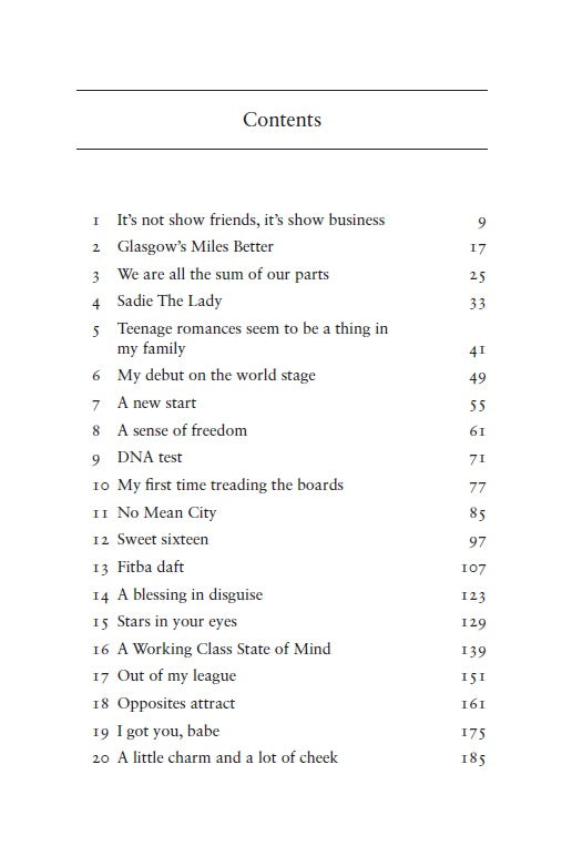 contents page from its not where you start by scott kyle