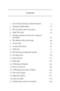 contents page from its not where you start by scott kyle