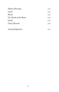 Contents page from Love goes north by julie mcneill