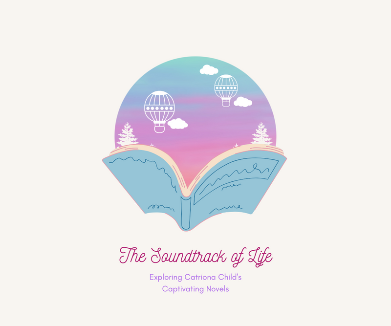 Blog post for Catriona Child Books. Protrays a book opening up into a skyline