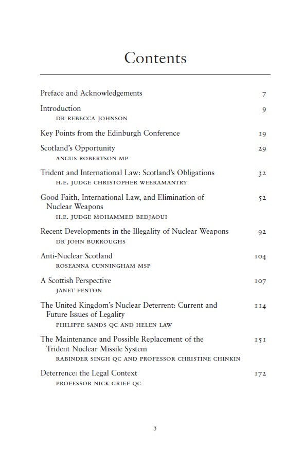 Trident and International Law