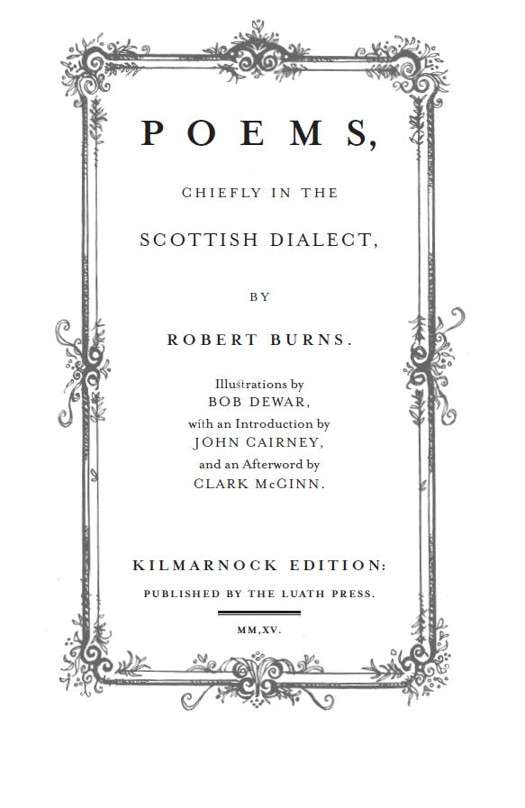 Poems, Chiefly in the Scottish Dialect