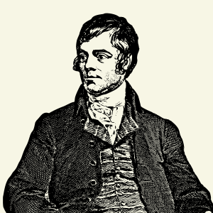 A photo of author Robert Burns