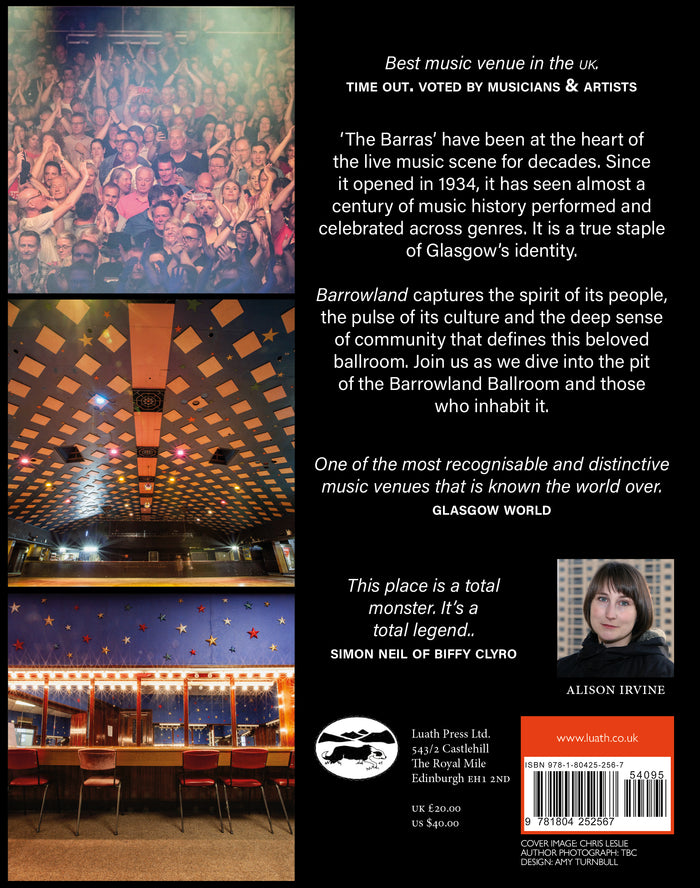 barrowland by alison irvine back cover