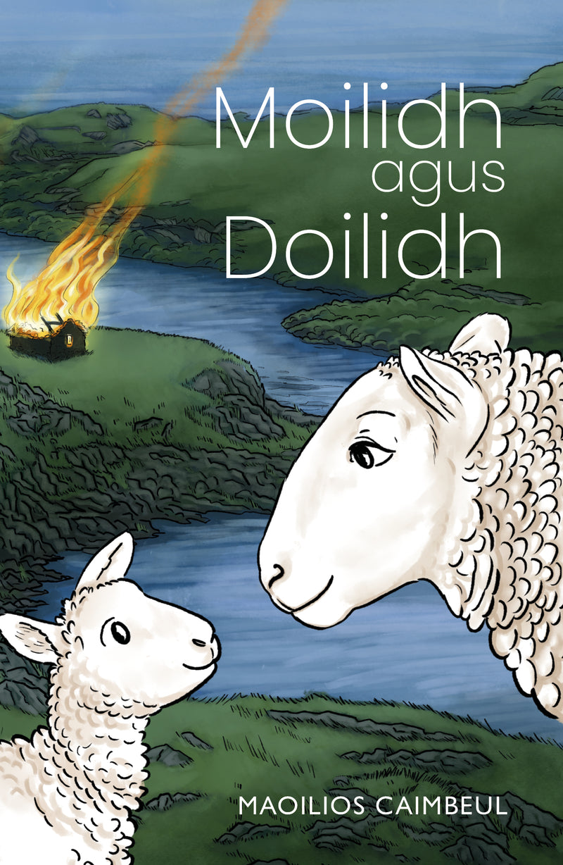 front cover of moilidh agus doilidh by maoilios caimbeul. gaelic fiction book