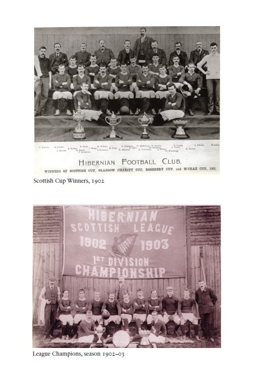 Photo page from Hibs 150 by Tom Wright
