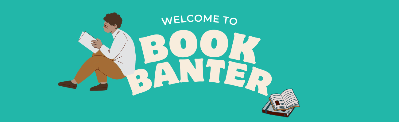 An image promoting our book banter blog.