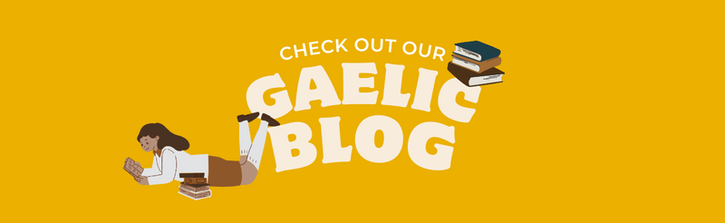 An image promoting our Gaelic blog
