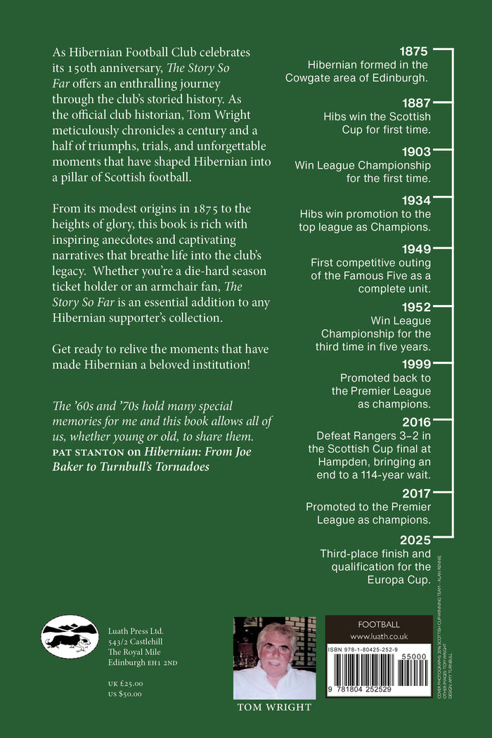 back cover page from the story so far by tom wright